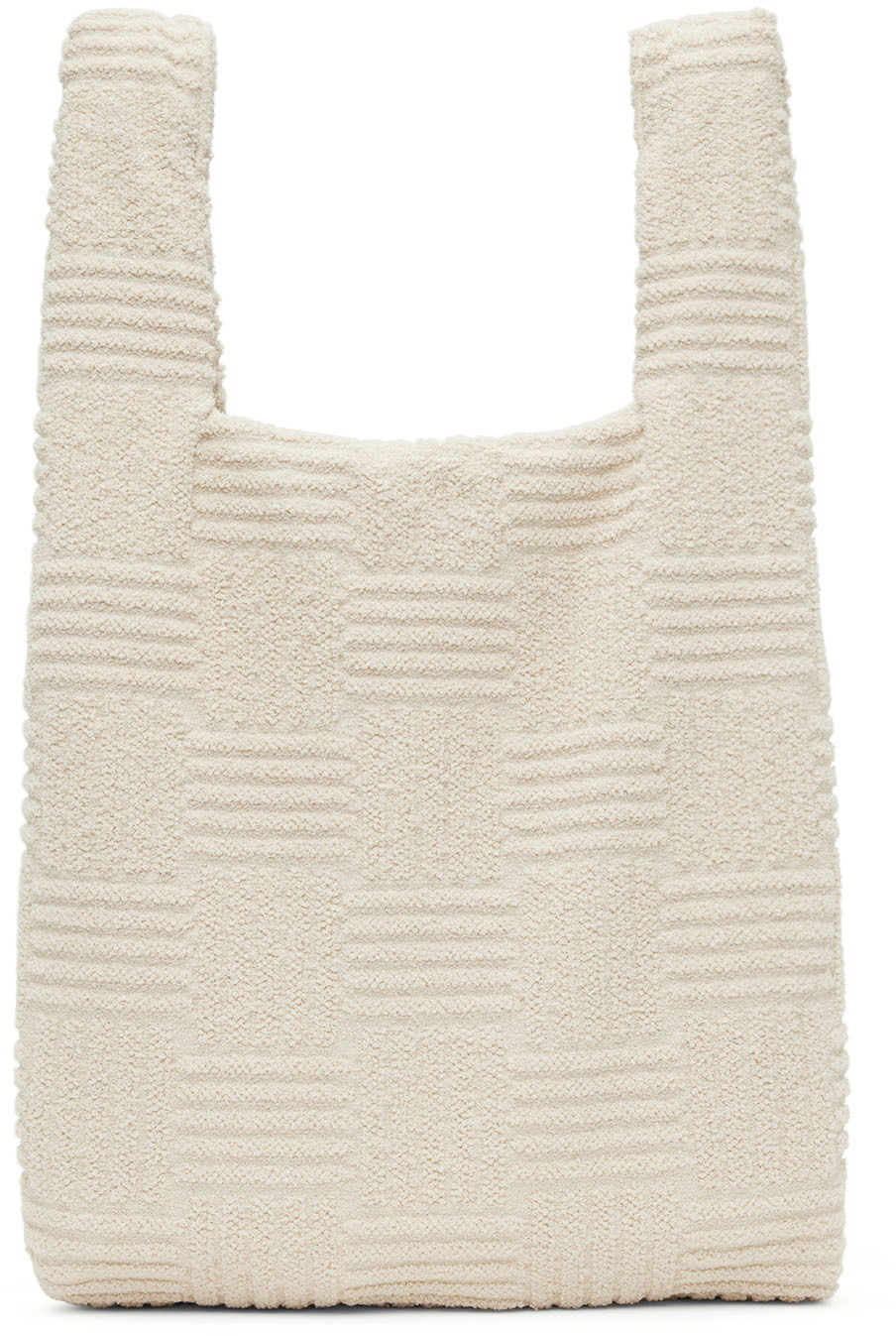 Tote bag Bottega Veneta Jacquard Tote Bag Šedá | 692168 V1SW0, 0