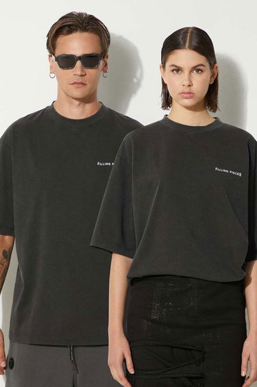 Tričko Filling Pieces T-Shirt Boxy Vintage Čierna | 74413780626, 0