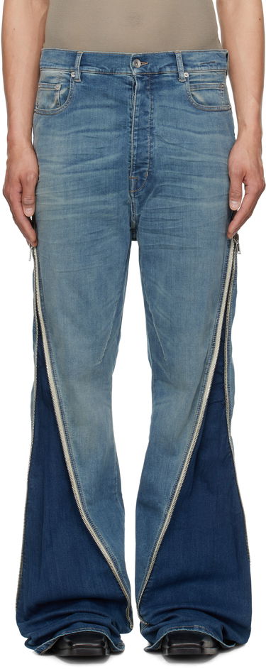 Džínsy Rick Owens Rick Owens DRKSHDW Hollywood Bolan Banana Jeans Modrá | DU01E3363 SDWB, 0
