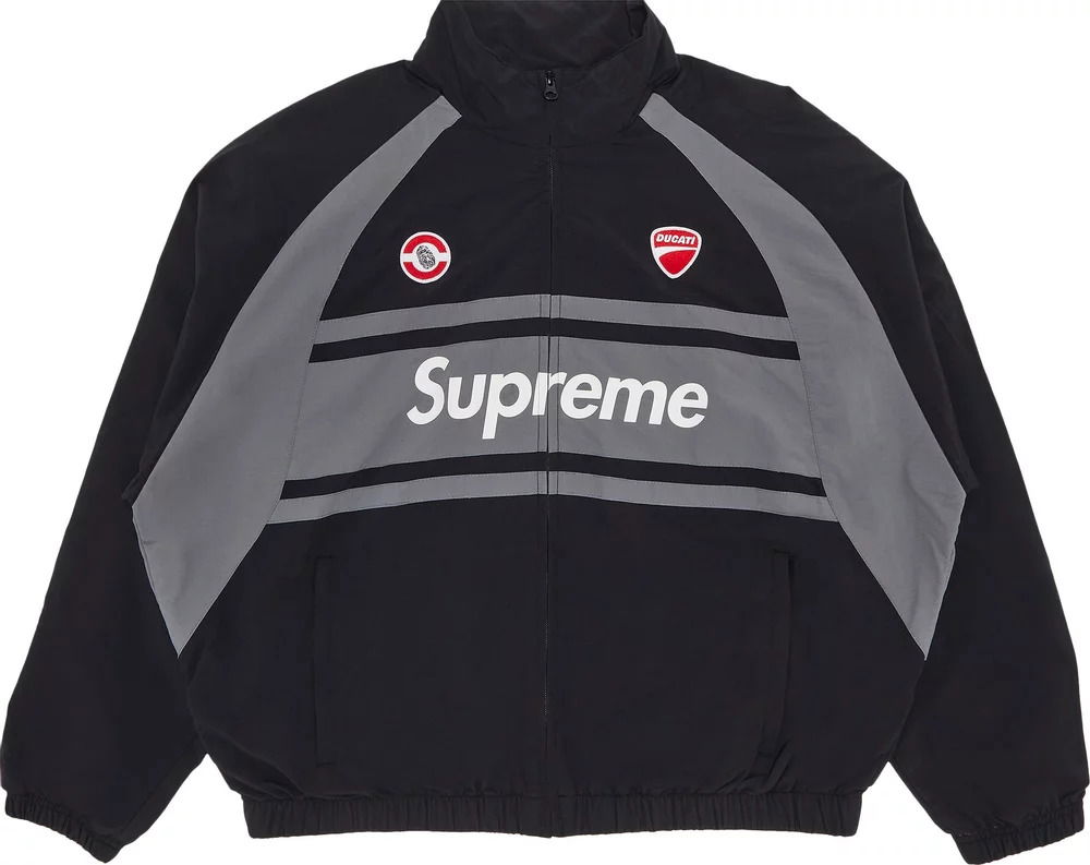 Bunda Supreme Ducati x Track Jacket Black Čierna | SS24J69 BLACK, 0