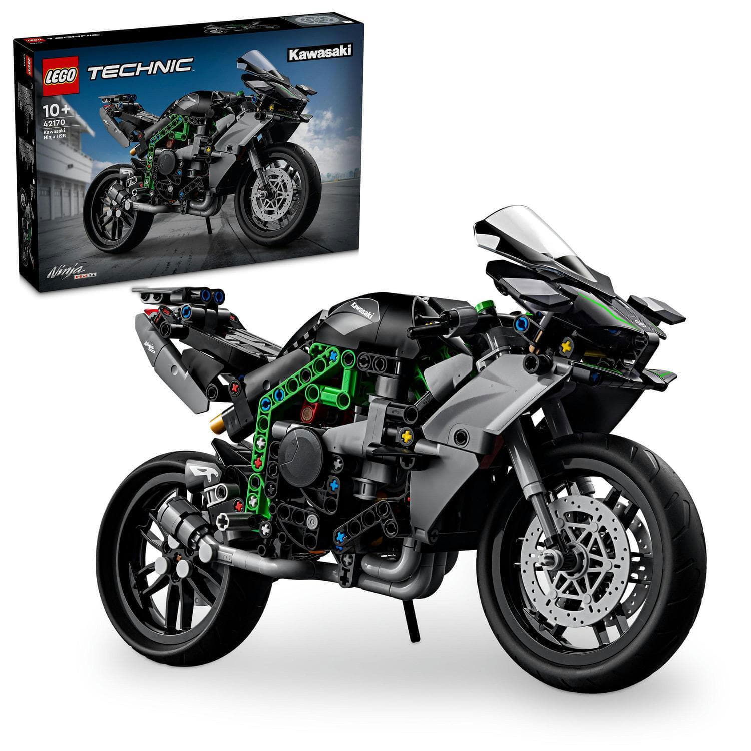 Zberateľské LEGO Technic 42170 Kawasaki Ninja H2R Motorcycle Rôznofarebný | 42170LEG, 0
