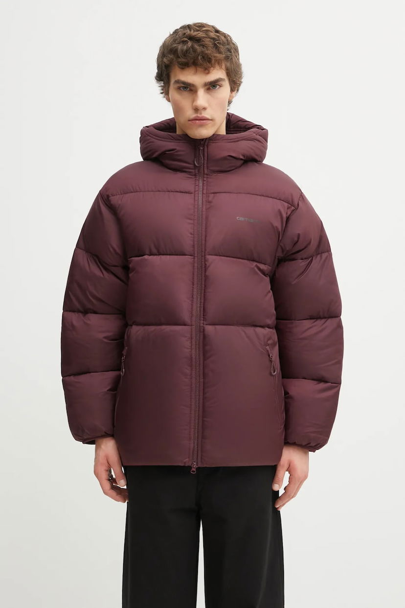 Prešívaná bunda Carhartt WIP Toronto Winter Puffer Jacket Vínová | I033920.3A2XX