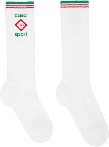 Ponožky Casablanca Casa Sport Logo Socks Biela | APS24-ACC-077-01, 0