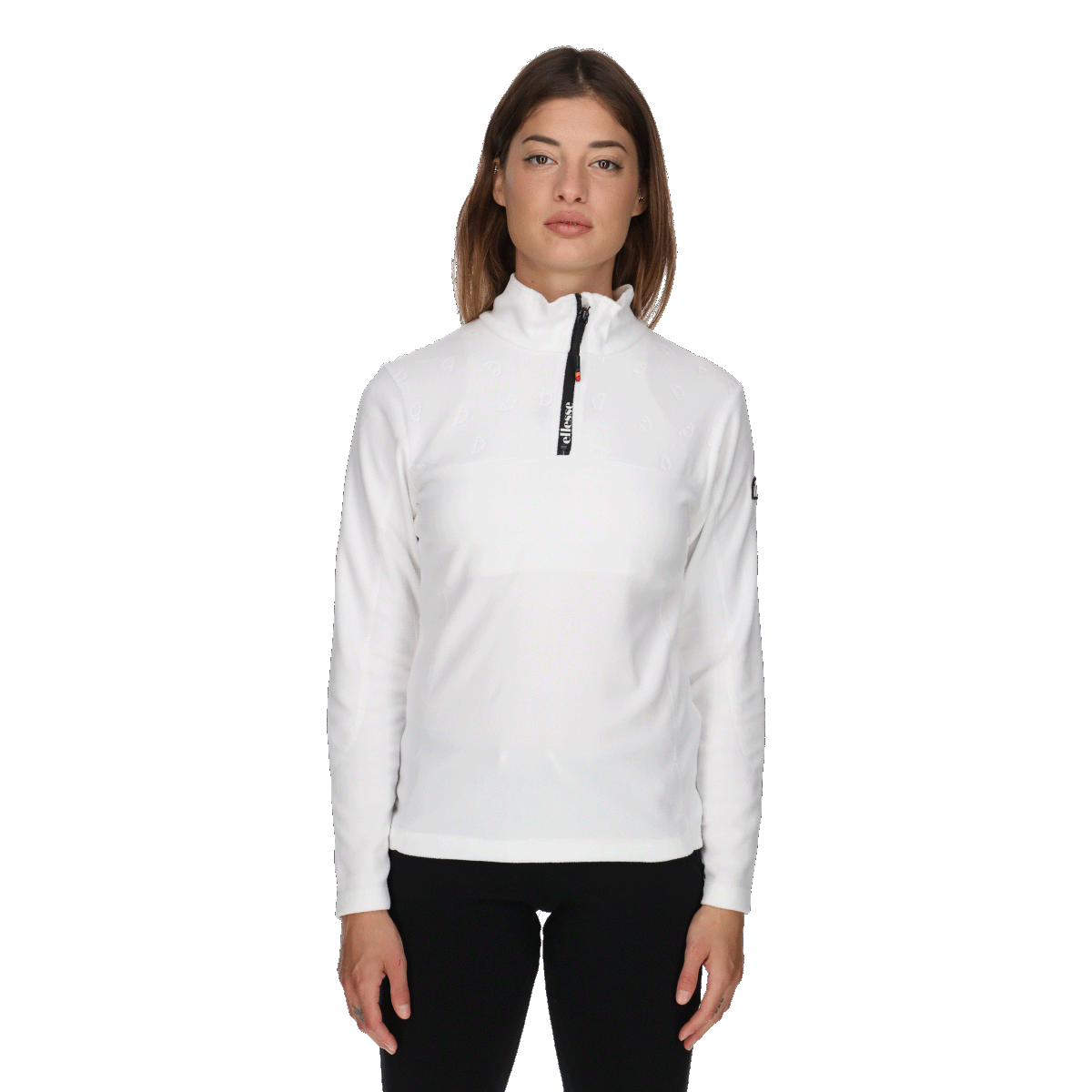 Mikina Ellesse Quarter-Zip Fleece Top Biela | ELA243F650-10, 0