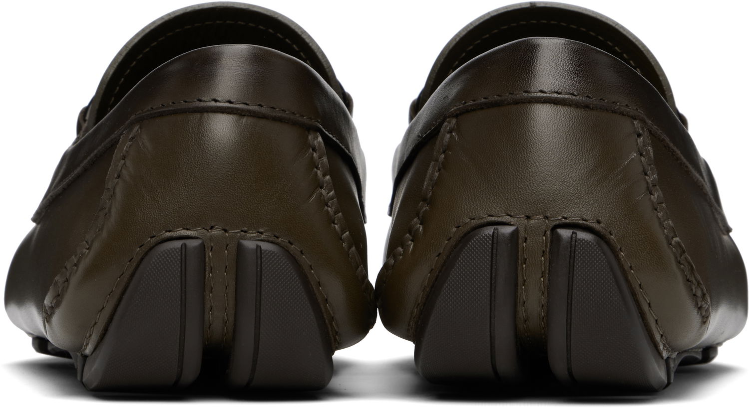 Oblečenie FERRAGAMO Salvatore Ferragamo Gancini Ornament Driver Loafers Zelené | 778796, 1