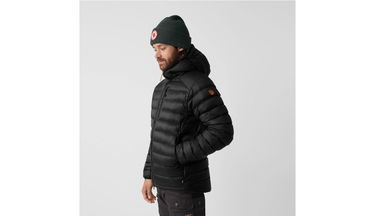 Prešívaná bunda FJÄLLRÄVEN Keb Touring Hooded Down Jacket Čierna | F84751-550, 5