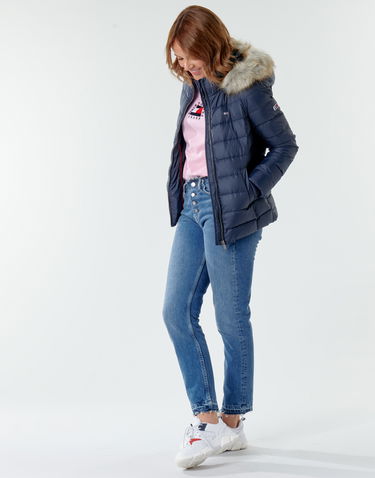 Prešívaná bunda Tommy Hilfiger BASIC HOODED DOWN JACKET Navy | DW0DW14693-C87=DW0DW08588-C87, 2