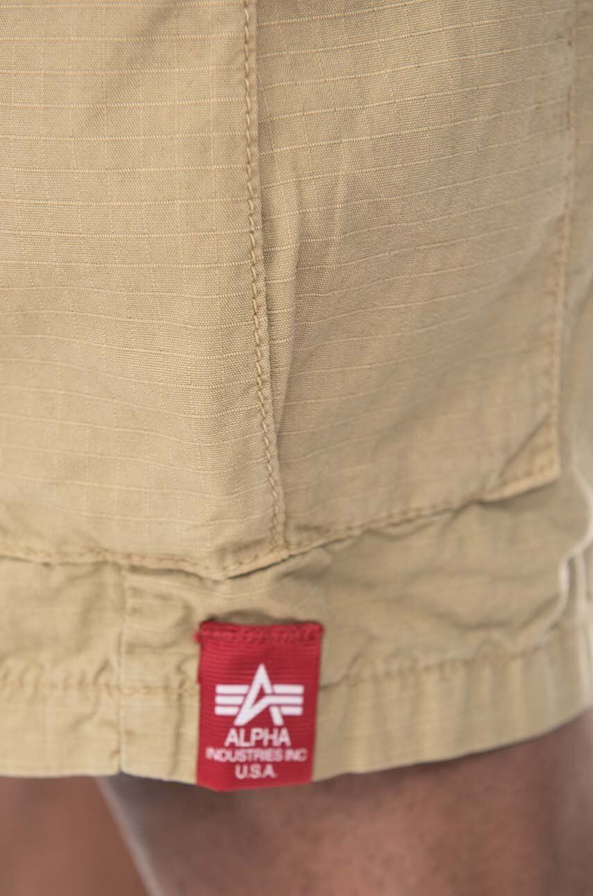 Šortky Alpha Industries Ripstop Jogger Shorts Béžová | 106250.14, 1
