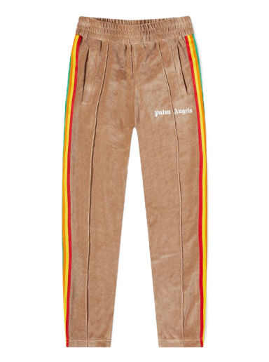 Tepláky Palm Angels Rainbow Chenille Track Pant Béžová | PMCA007F21FAB0106001