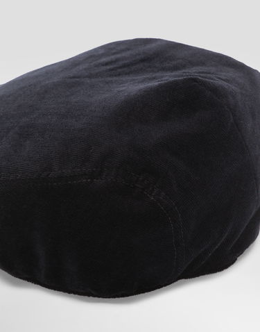 Šiltovka Dolce & Gabbana Dolce & Gabbana Velvet Flat Cap Navy | GH587AFUVJFN0000, 2