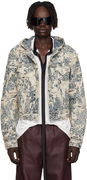 Acne Studios Hooded Distressed Denim Jacket