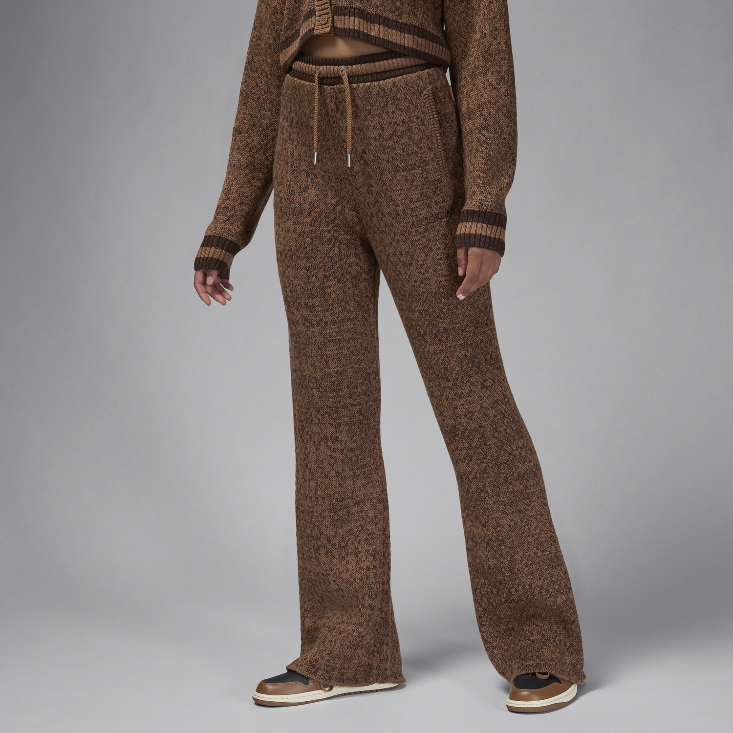 Tepláky Jordan Air Jordan Knitted Sweatpants Hnedá | FZ4201-223, 0