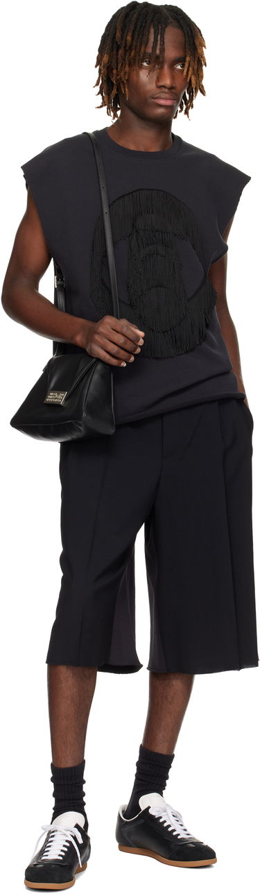 Šortky Maison Margiela MM6 Maison Margiela Pleated Knee-Length Shorts Čierna | SH0MU0013 MTN042, 3