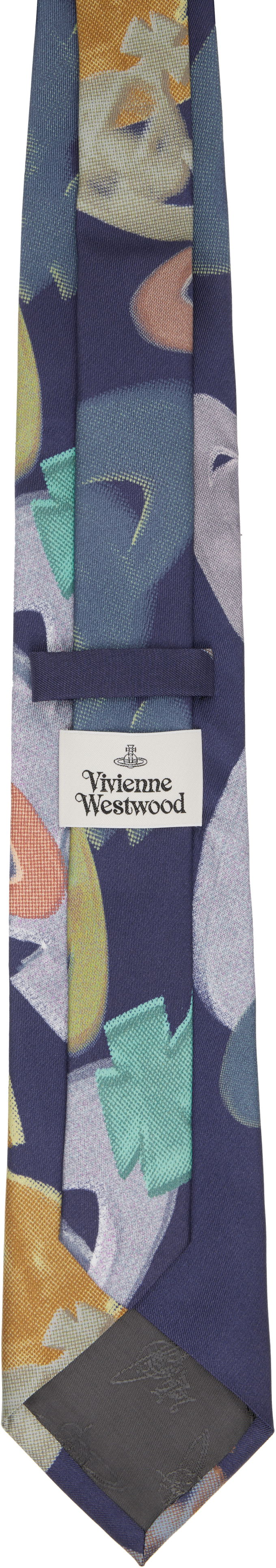 Šál Vivienne Westwood Vivienne Westwood Halftone Orbs Tie 8.5cm Navy | 81050004-W015P-, 1