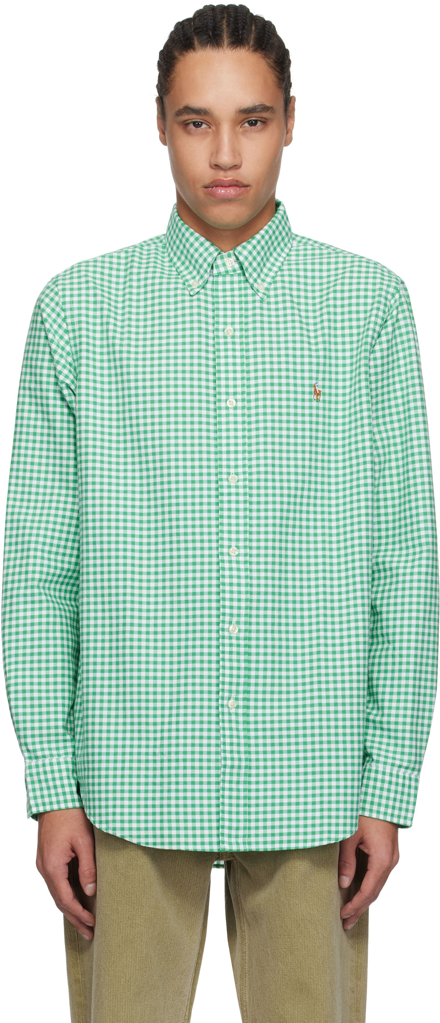 Košeľa Polo by Ralph Lauren Ralph Lauren Classic Fit Gingham Oxford Shirt Zelené | 710813021022, 0