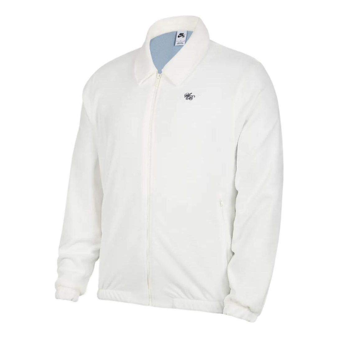 Vetrovka Nike SB SB Solid Color Embroidered Loog Casual Jacket Biela | DH2917-133, 0