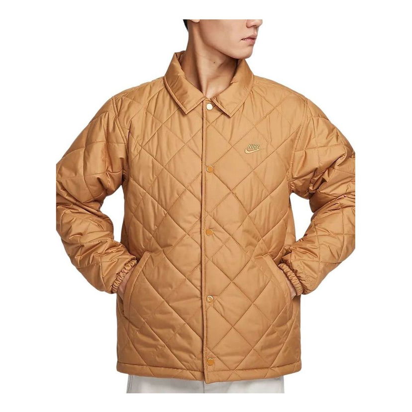 Prešívaná bunda Nike Therma-FIT Insulated Quilted Jacket Hnedá | FZ0635-224