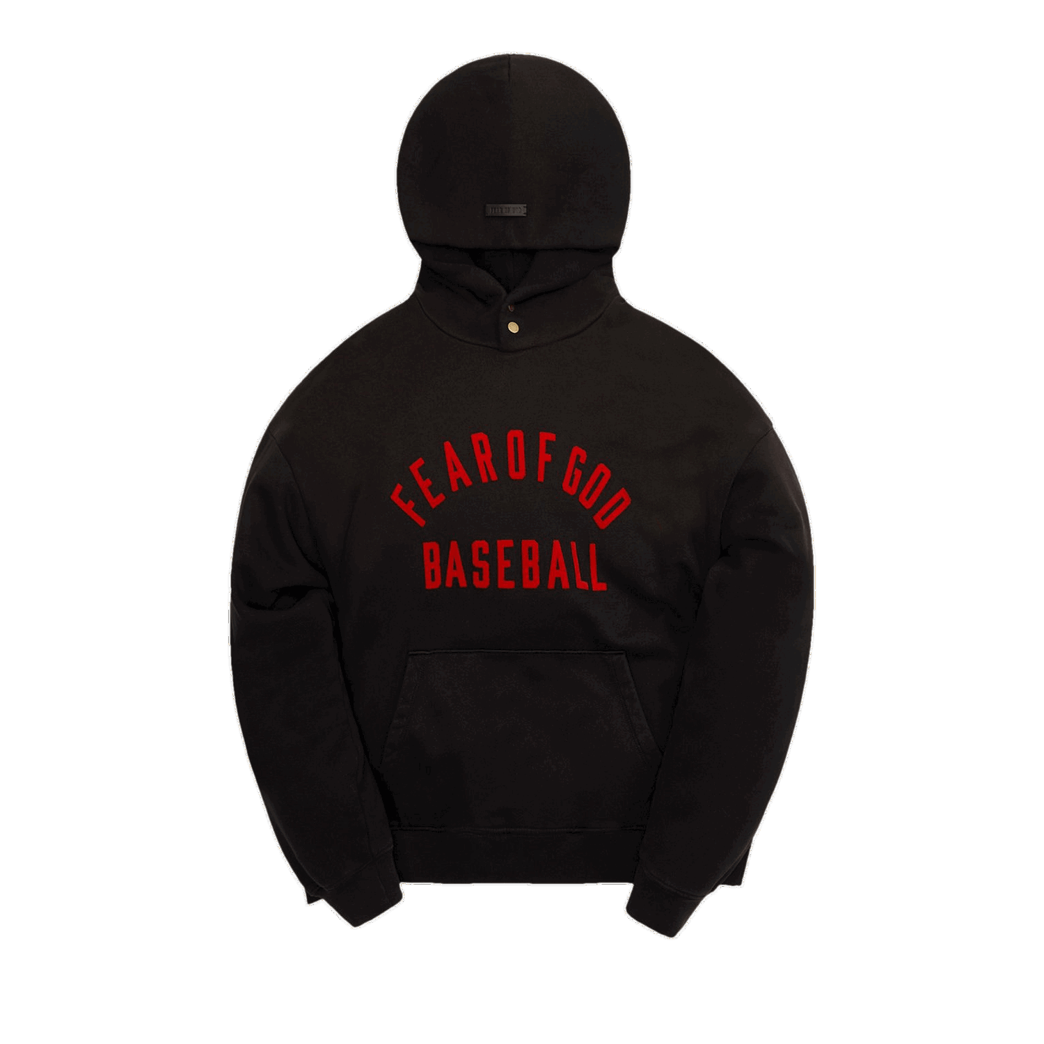 Mikina Fear of God Baseball Hoodie Čierna | FG50 078FLC 010, 0