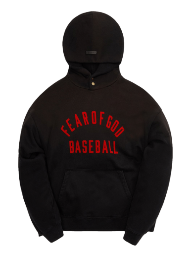 Mikina Fear of God Baseball Hoodie Čierna | FG50 078FLC 010