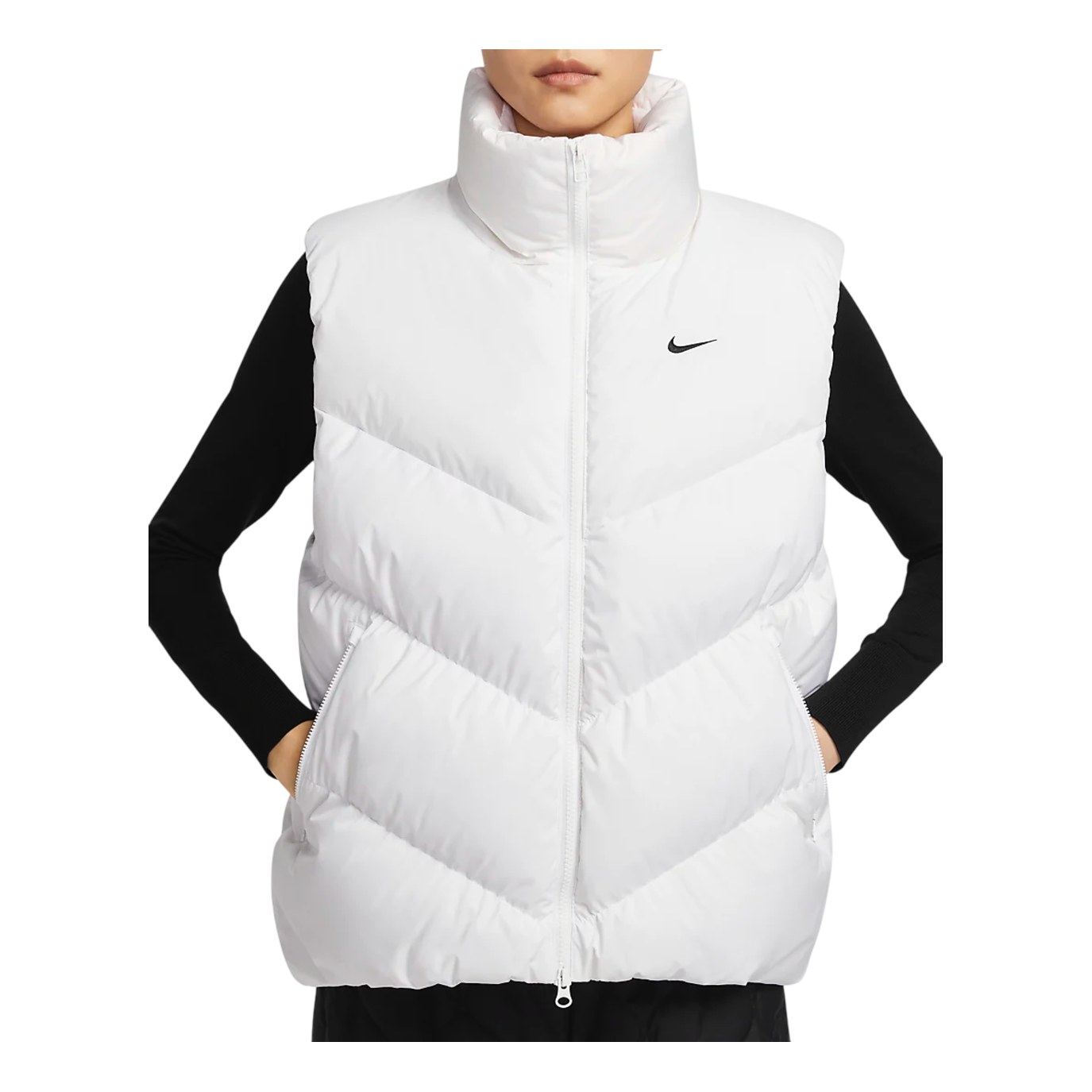 Vesta Nike Sportswear Storm-FIT Puffer Vest Biela | HF7897-100, 0
