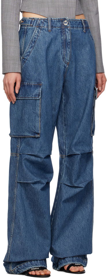 Cargo nohavice Coperni Coperni Wide Leg Cargo Denim Pants Modrá | COPP40252, 1