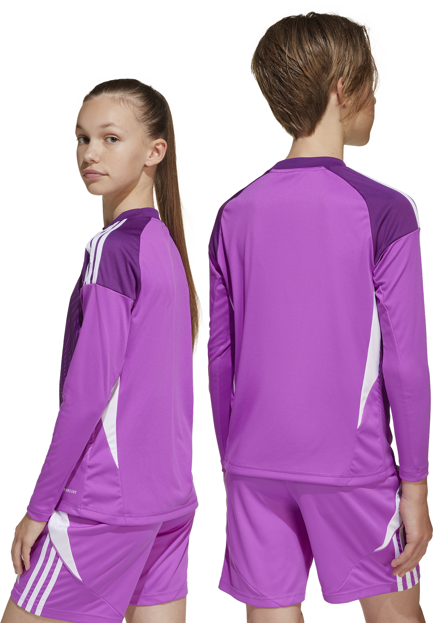 Dres adidas Originals Adidas T25 C GK Long Sleeve Jersey Fialová | jj1934, 1