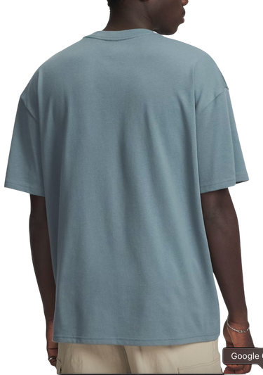 Tričko Under Armour Heavyweight Oversized Branded Short Sleeve T-Shirt Modrá | 1389146-587, 1