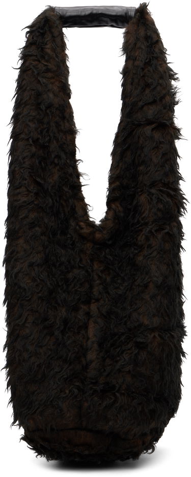 Tote bag OUR LEGACY OUR LEGACY Drip Faux Fur Tote Čierna | A4258DO, 0