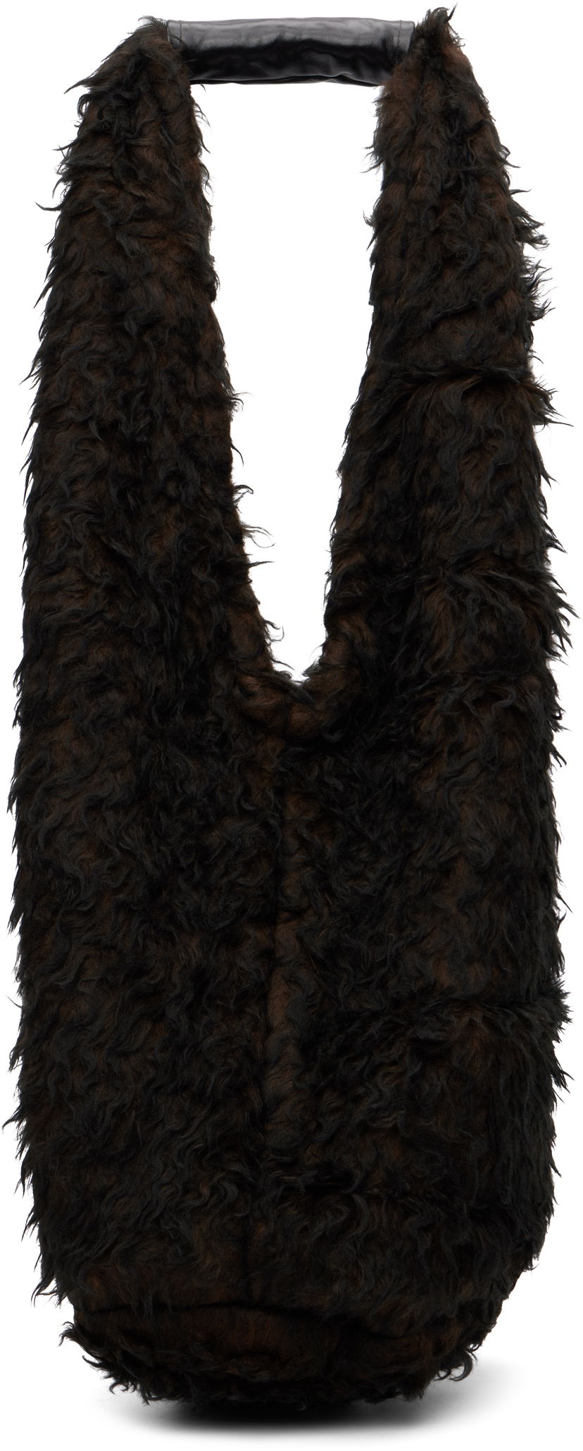 Tote bag OUR LEGACY OUR LEGACY Drip Faux Fur Tote Čierna | A4258DO