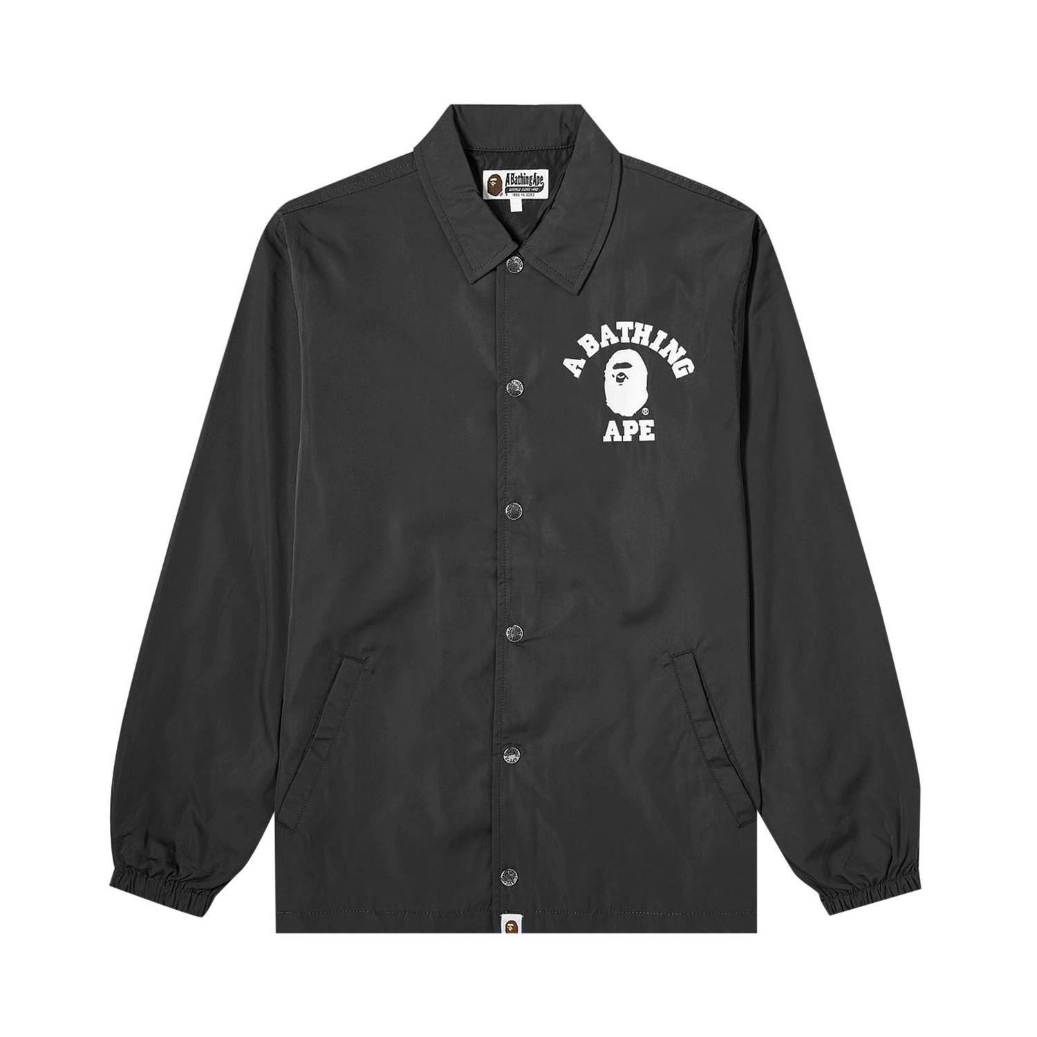 Bunda BAPE College Coach Jacket Čierna | 1G30 140 015 BLACK, 1