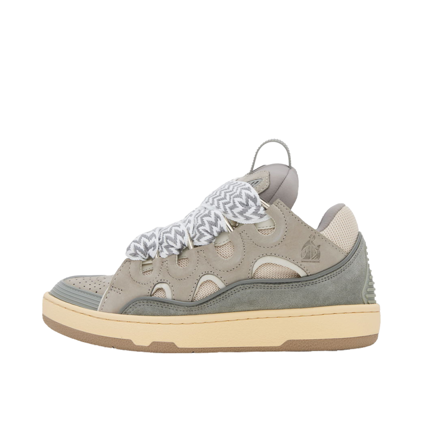 Tenisky a topánky LANVIN Leather Curb Sneakers "Gray" Šedá | FW-SKDK02-DRAG-A21