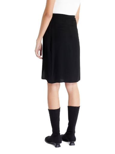 Sukňa CALVIN KLEIN Tie Detail Midi Skirt Čierna | J20J220796 BEH