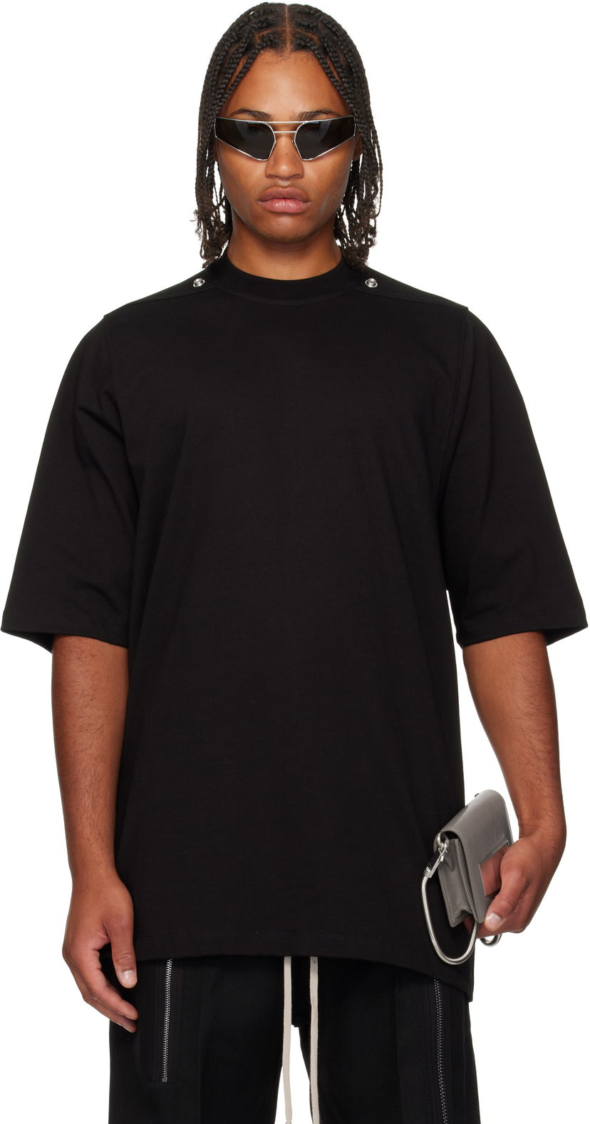 Tričko Rick Owens Rick Owens Concordians Jumbo Short Sleeve T-Shirt Čierna | RU02E1249 BAES2