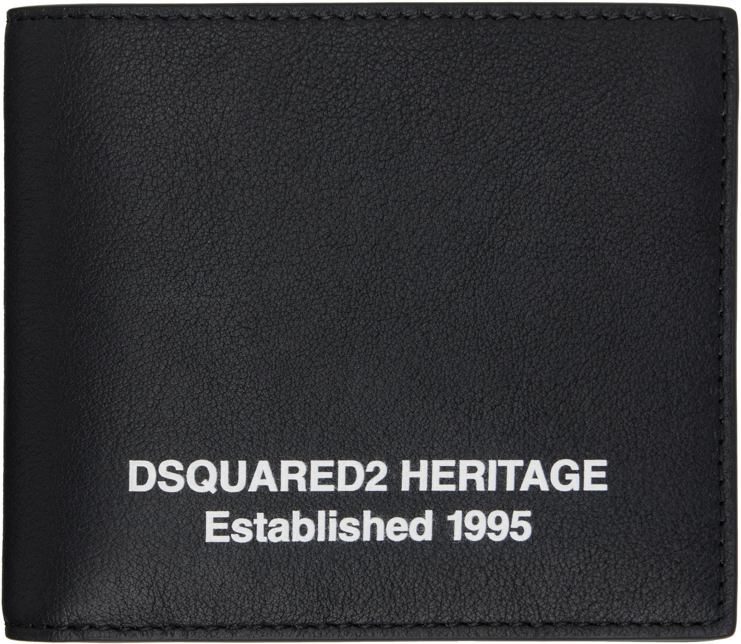 Peňaženka DSQUARED2 Dsquared2 Heritage Leather Wallet Čierna | WAM0075_12900001, 0