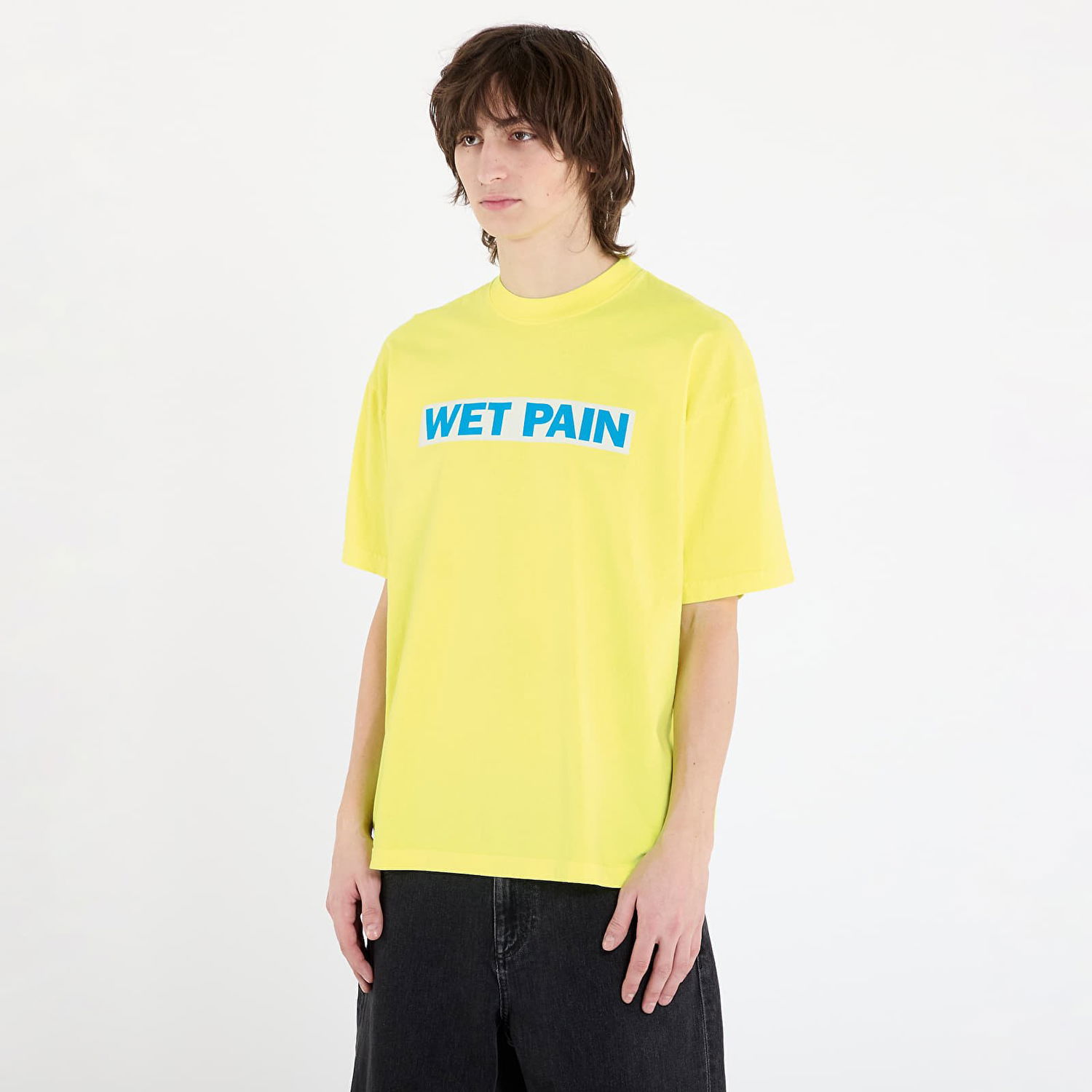Tričko Pleasures PLEASURES Wet Pain T-Shirt Žltá | P25SP066 YELLOW, 0