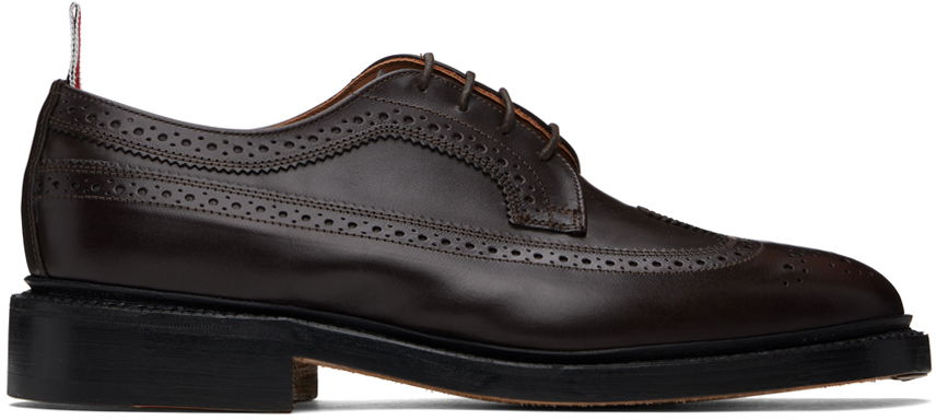 Oblečenie Thom Browne Thom Browne Classic Longwing Calf Leather Derbys Hnedá | MFD240D-06764, 0