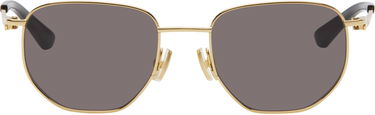 Slnečné okuliare Bottega Veneta Geometric Split Metal Sunglasses Metalická | BV1301S-005, 0