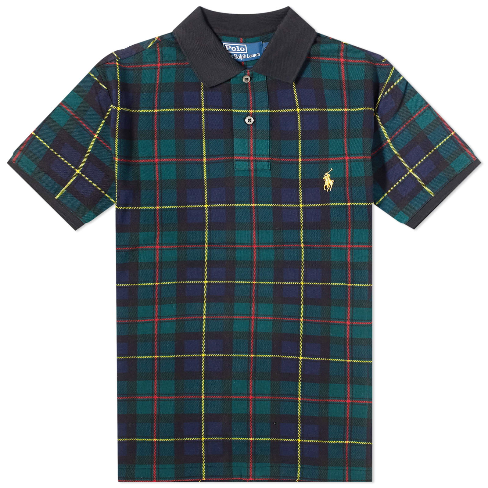 Gold PP Tartan Polo