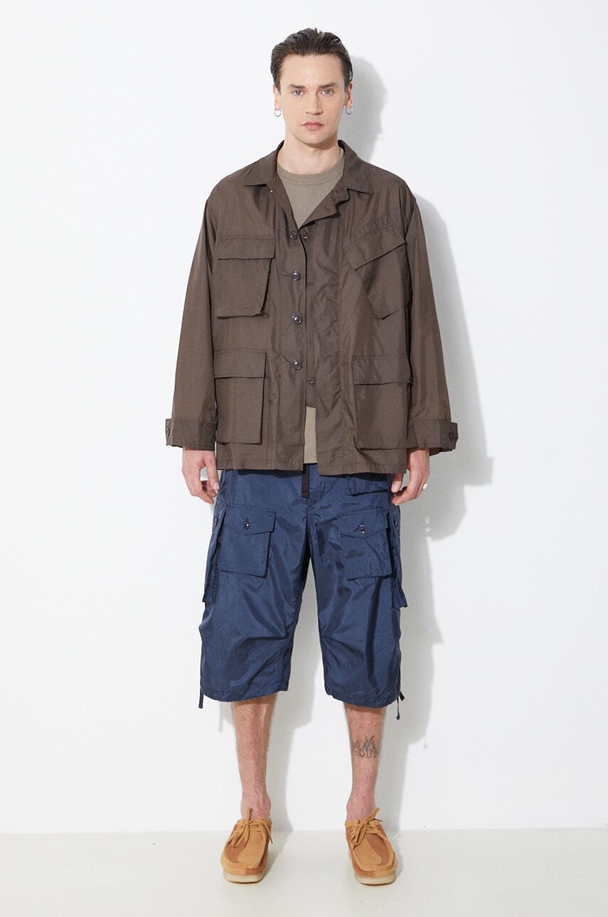 Šortky Engineered Garments Engineered Garments FA Cropped Cargo Shorts Navy | OR276.DZ028, 1