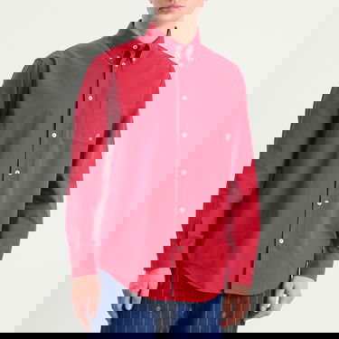 Košeľa Drôle de Monsieur Mirror Long Sleeve Button-Up Shirt Červená | I-SH240-CO178-RD, 2
