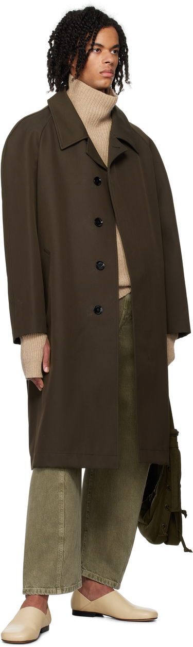 Kabáty LEMAIRE Lemaire Car Coat Hnedá | CO1066 LF1297, 3