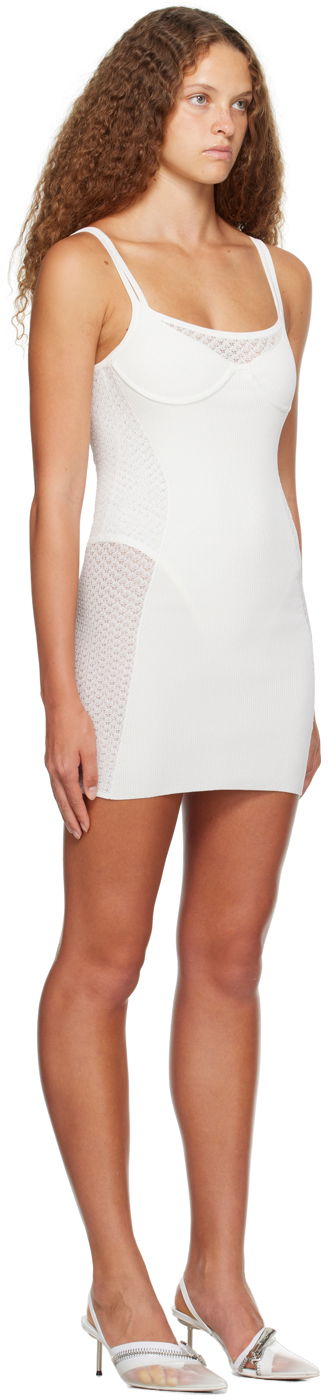 Šaty Dion Lee Knitted Bodycon Mini Dress Čierna | A7728P23, 4