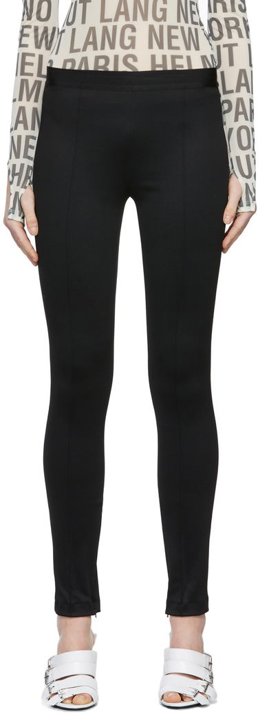 Legíny Helmut Lang Helmut Lang Double Needle Rib Leggings Čierna | J06HW202, 0