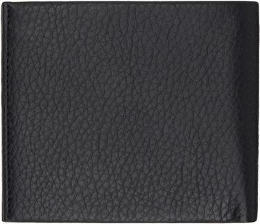 Peňaženka BOSS BOSS Bifold Leather Wallet with Logo Lettering Čierna | 50529496, 1