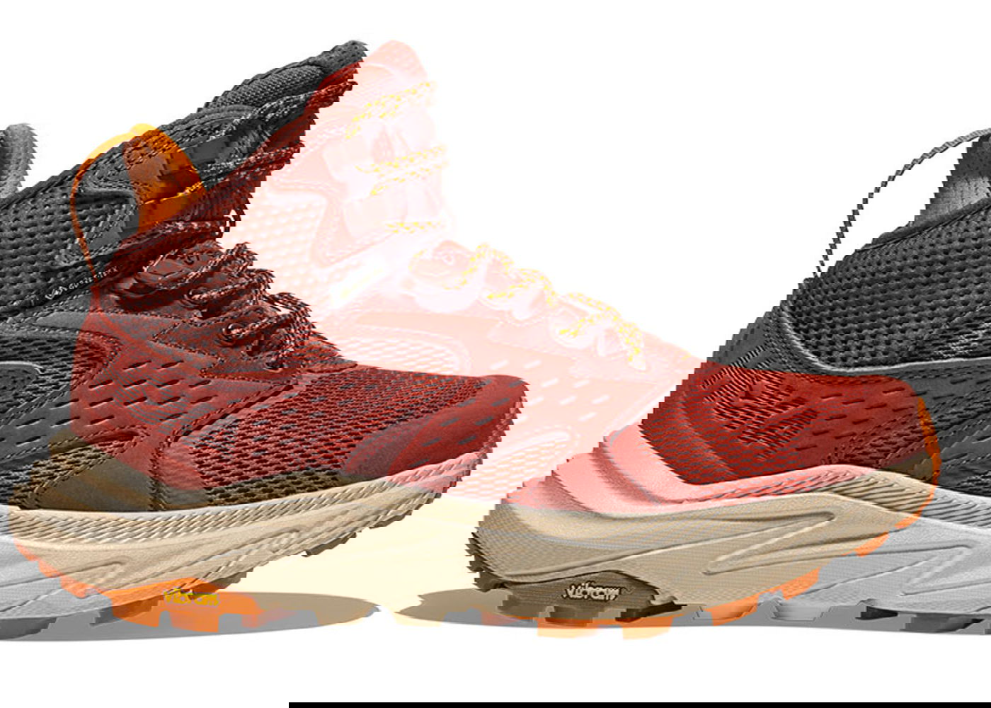 Tenisky a topánky Hoka One One Anacapa 2 Mid Gore-Tex Hot Sauce Shifting Sands (Women's) Červená | 1142831-HSSS, 0