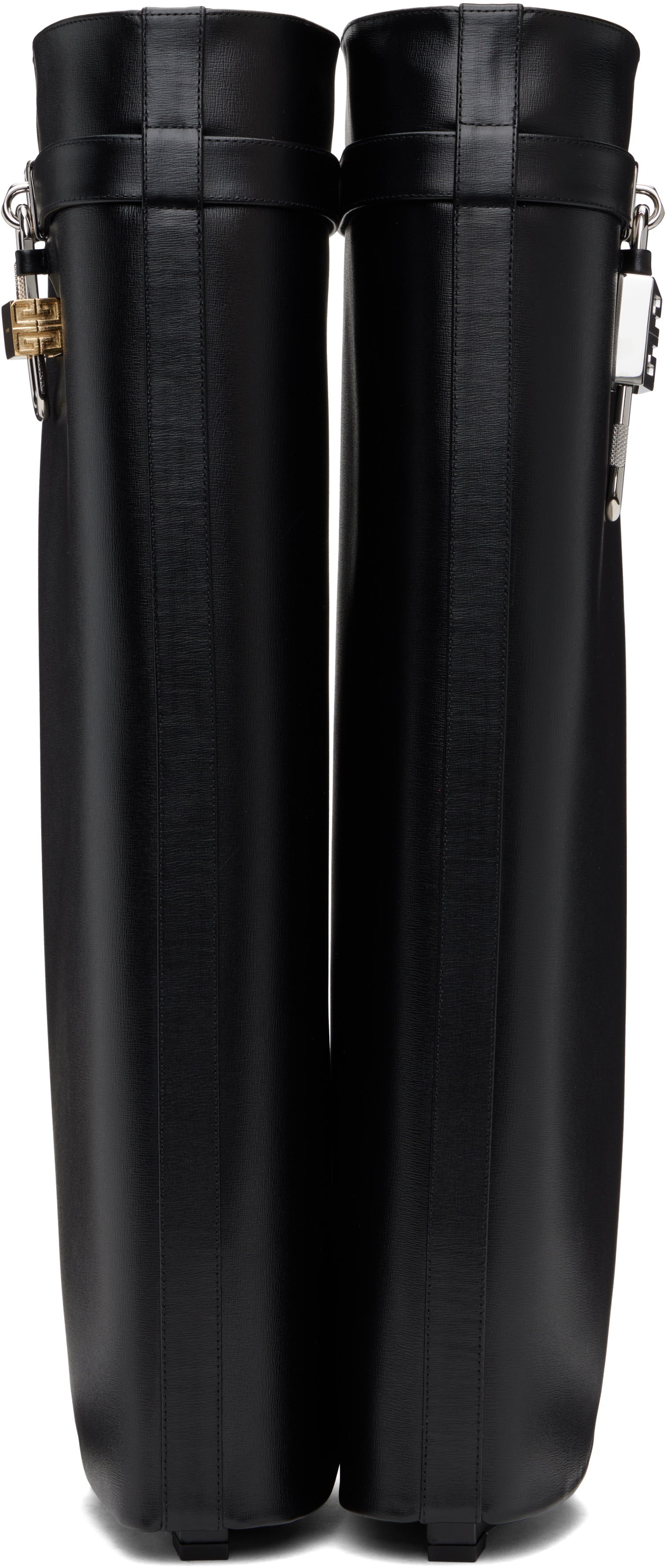 Oblečenie Givenchy Givenchy Shark Lock Tall Boots Čierna | BE702XE1NG001, 1