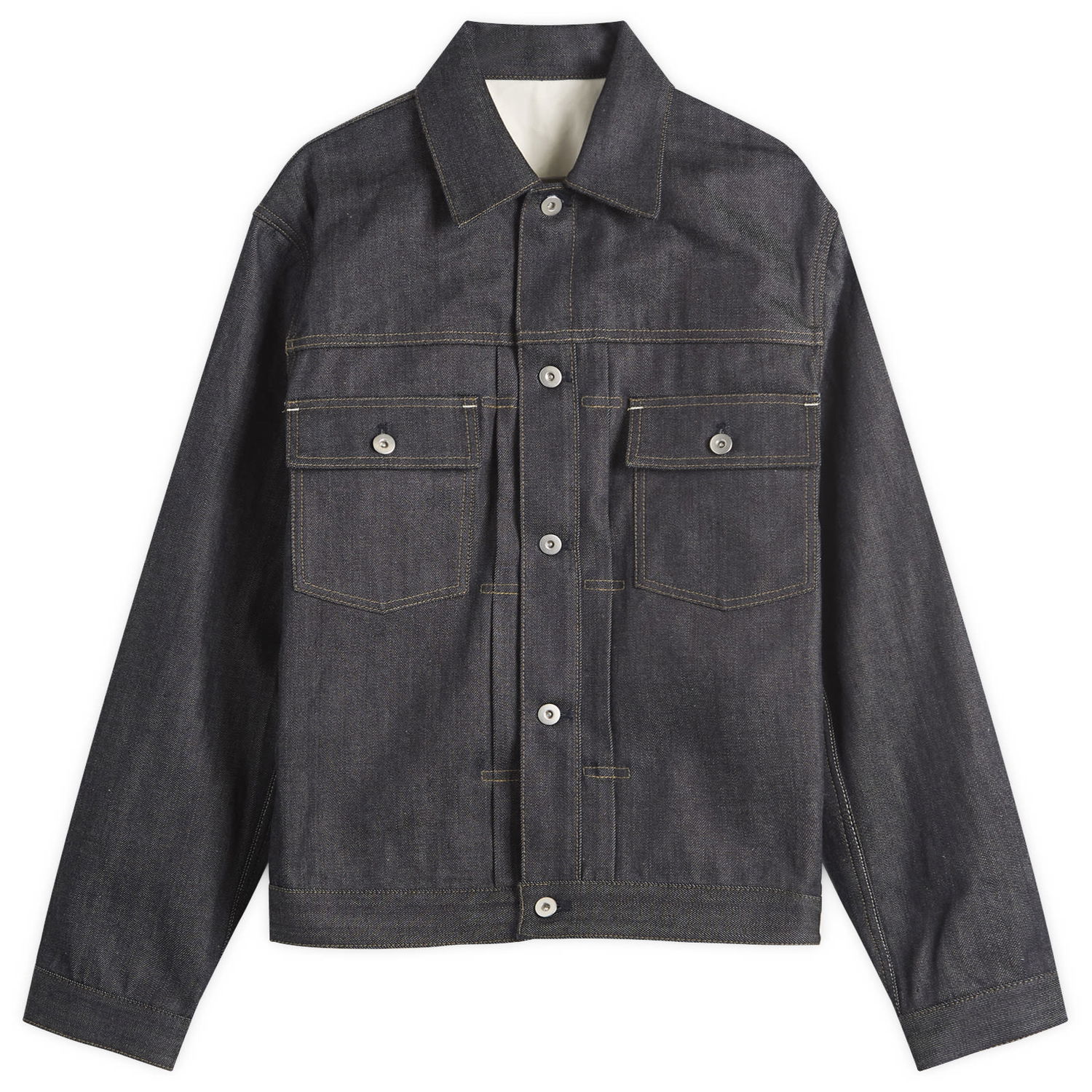 Bunda Jil Sander Jil Sander Trucker Jacket Size Large Navy | J23SW0008-J45041-405, 1