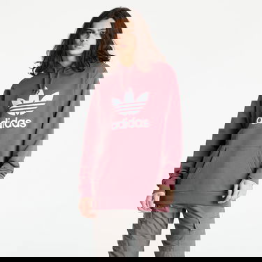 Mikina adidas Originals Trefoil Hoodie Quiet Červená | HE9498, 0