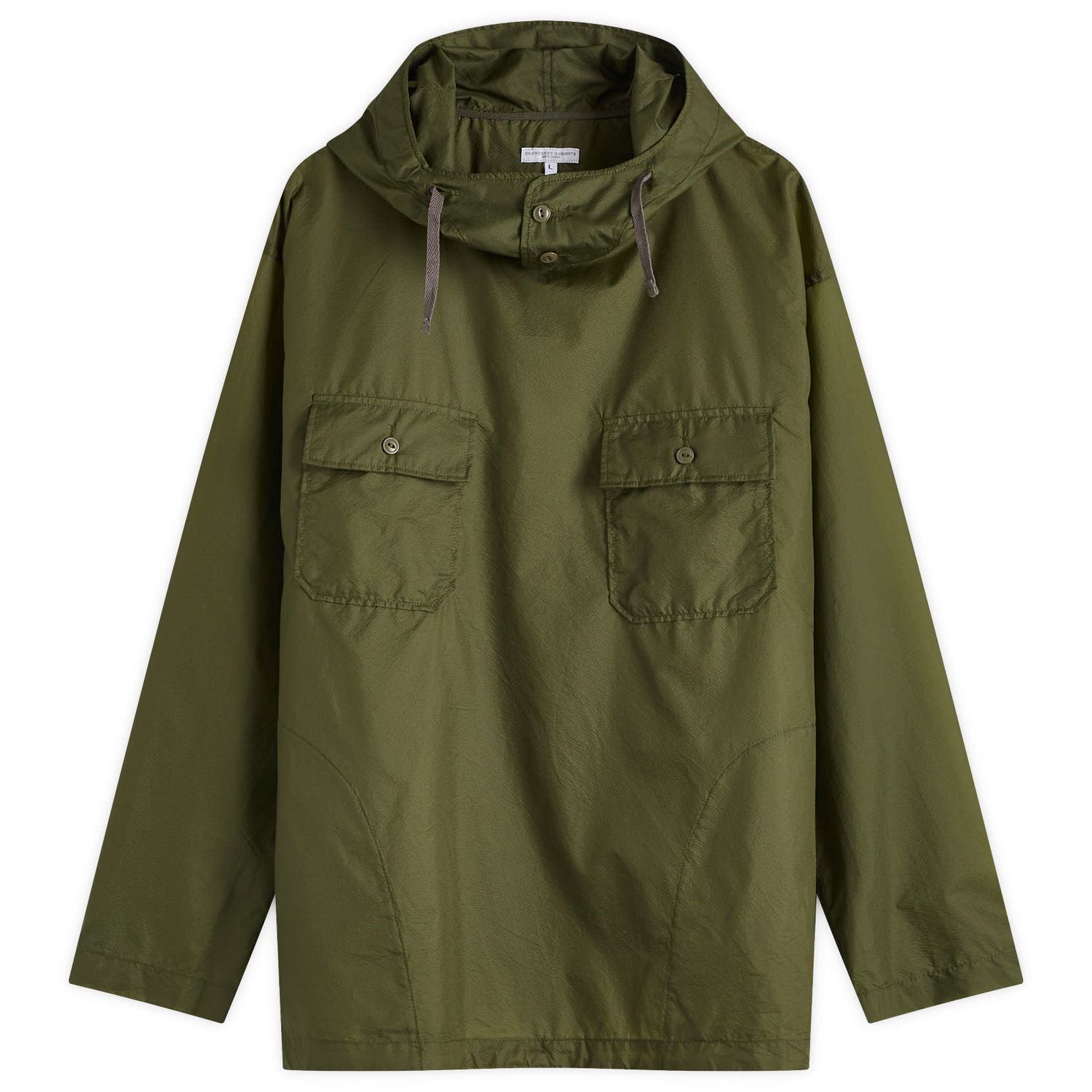 Vetrovka Engineered Garments Engineered Garments Cagoule Shirt, Size Large Zelené | QT034-KD001, 1