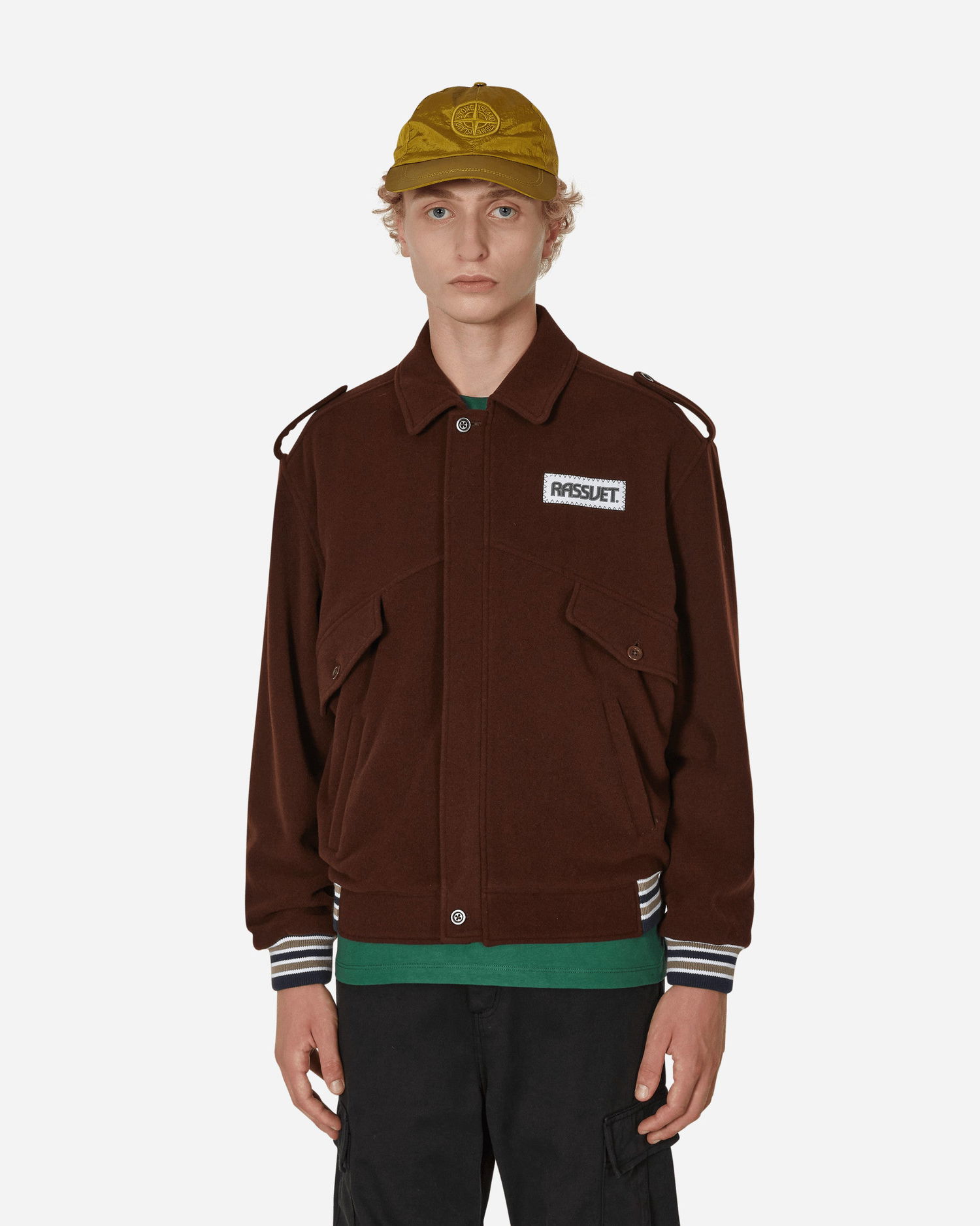 Kabáty PACCBET Painting Harrington Jacket Hnedá | PACC11J005 1, 0